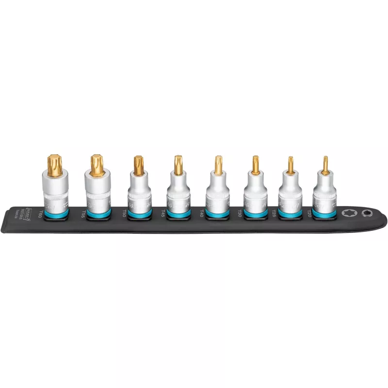 Hazet SmartRail 992T-SR/8 juego de llaves de vaso Torx de 1/2