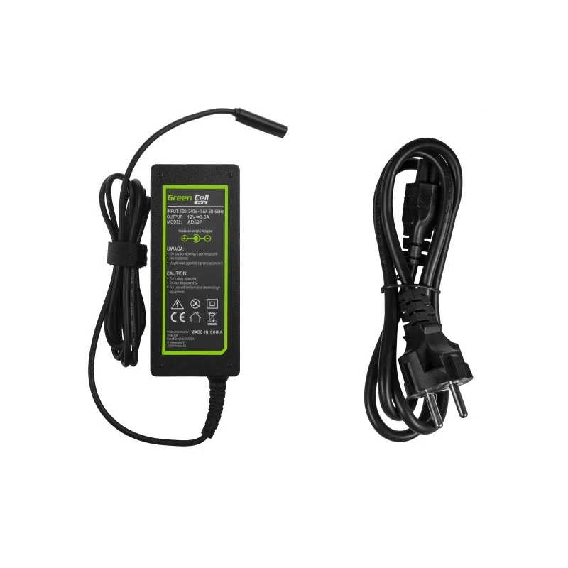 Fuente de alimentación Green Cell AD62P Indoor 48 W negro