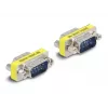 Adaptador D-Sub 9 pines conector macho a conector macho DeLOCK 66464