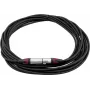 Cable XLR PSSO de 3 pines, 10 m, negro, conector Neutrik