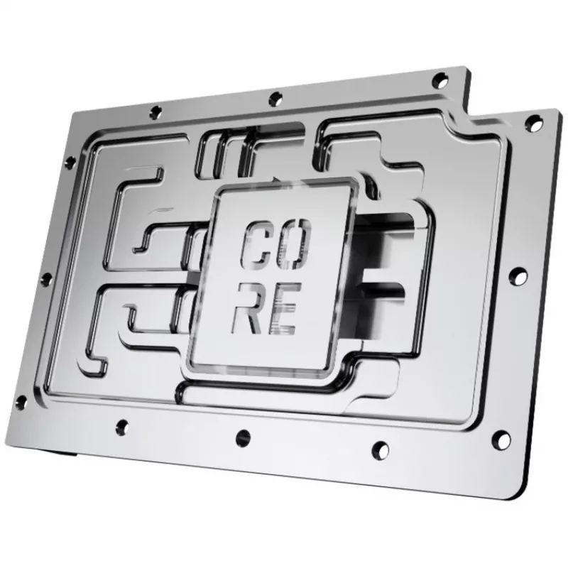 Bloque de agua para tarjeta gráfica Alphacool RTX 5080 Phoenix Transparente Plata con backplate
