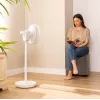 Cecotec EnergySilence 2600 Sunflower Portable ventilador de pie a batería 33 cm, 12 velocidades, oscilación, 22 W, mando a distancia