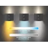 Beper P201UTP306 lámpara LED recargable de altura regulable, de pie y montable en pared, 2,3 W, regulable, negra