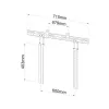 Soporte RAMART G-03 Negro