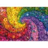Farbenwirbel-Blüten, puzzle 2000 piezas
