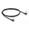 Cable de red DeLOCK RJ45 Cat.6A 1m negro
