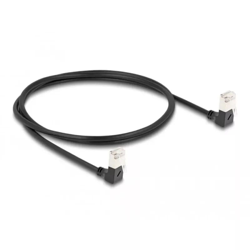Cable de red DeLOCK RJ45 Cat.6A 1m negro