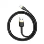 Cable Baseus Cafule USB Lightning 1,5 A 2 m (oro+negro)