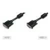 Cable alargador DVI-D DIGITUS 2 m, DVI-D a DVI-D, negro