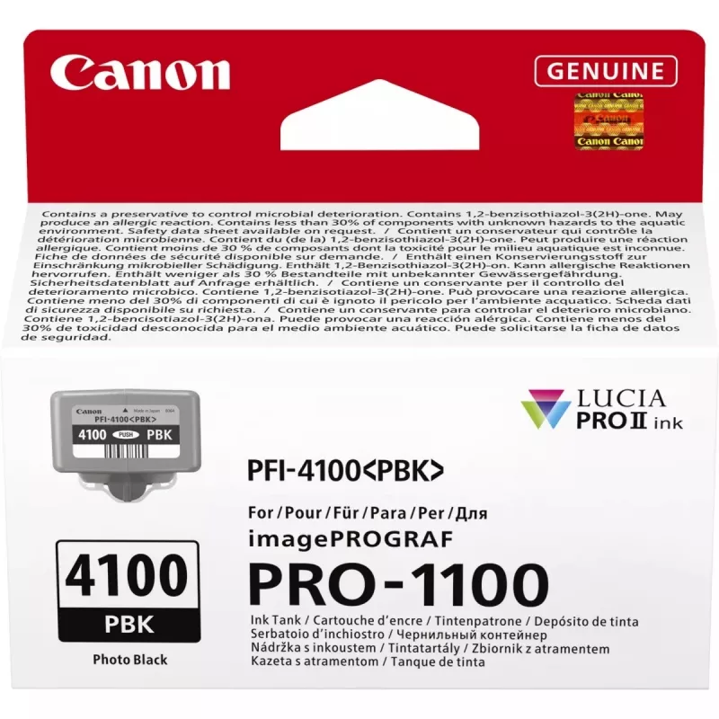 Canon LUCIA PRO II cartucho de tinta 1 ud. original rendimiento estándar tinta fotográfica negro