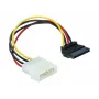 Cable de alimentación SATA HDD 4-Pin conector macho acodado DeLOCK 60101