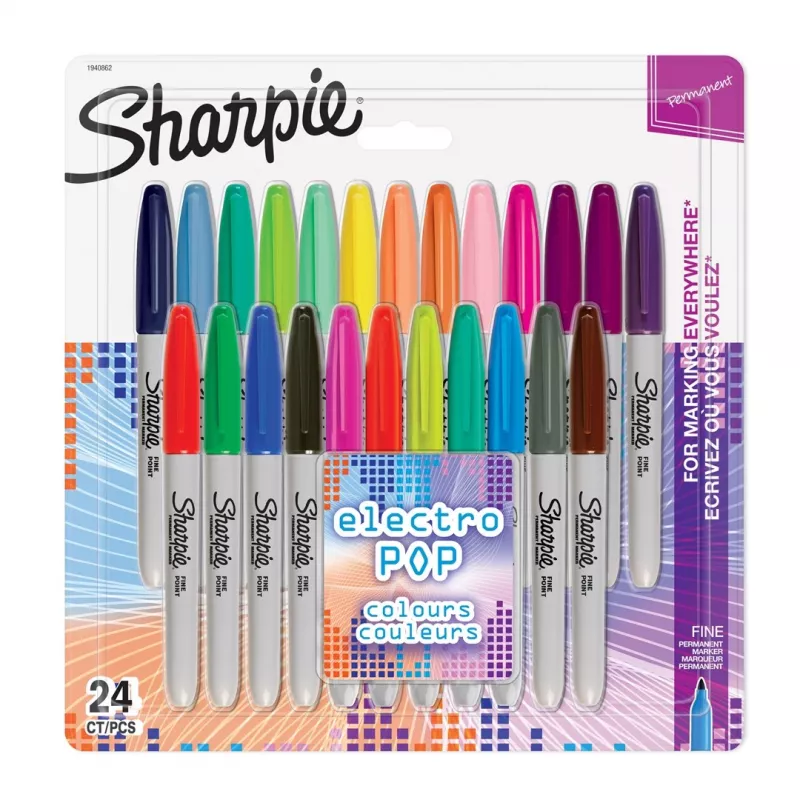 Rotulador fino Sharpie Fine 24 uds. multicolor