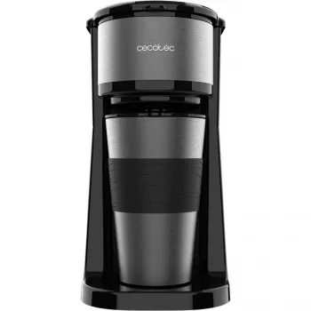 Cecotec Coffee 66 Drop & Go Cafetera de filtro, 700 W, Negro/Acero inoxidable