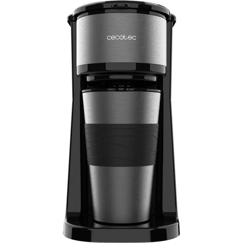 Cecotec Coffee 66 Drop & Go Cafetera de filtro, 700 W, Negro/Acero inoxidable
