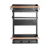 Maclean MC-910 estante magnético para frigorífico/lavadora, negro
