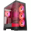Caja de PC MODECOM Volcano SPACE APEX ARGB Midi Tower, cristal templado, USB-C, compatible con ATX/microATX/Mini-ITX, GPU hasta 430 mm, disipador de CPU hasta 180 mm