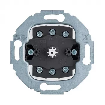 Accesorio para interruptor eléctrico pulsador berker 383803 — carcasa negra/gris de metal y plástico, 1 ud.