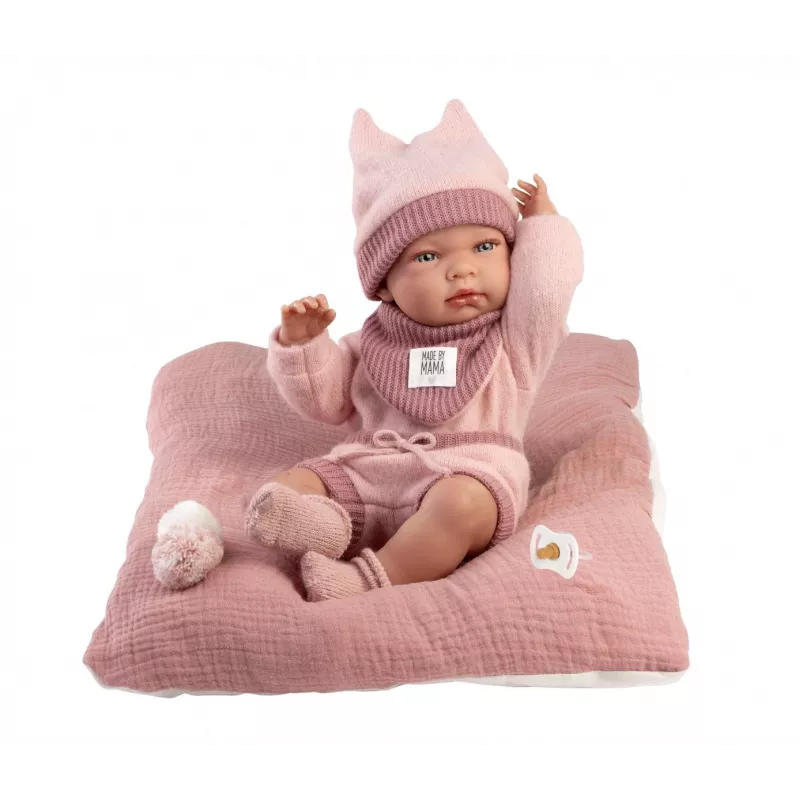 Muñeca Llorens 40 cm bebé de vinilo con rasgos realistas y cuerpo blando