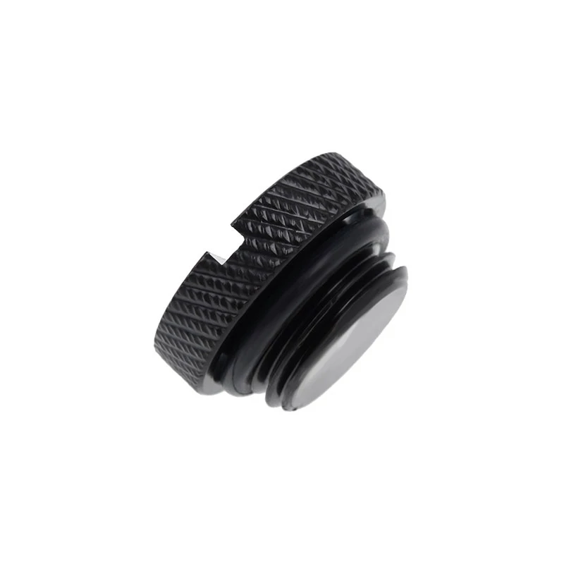 Alphacool Eiszapfen tornillos de cierre G1/4 (tapones), negros, pack de 6