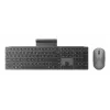 Set inalámbrico de teclado y ratón Lenovo 700 Modern Multi-Device – distribución inglés US, Bluetooth, gris Luna