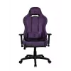 Silla gaming Arozzi Torretta SoftFabric Morado – diseño ergonómico, reposabrazos ajustables, respaldo reclinable
