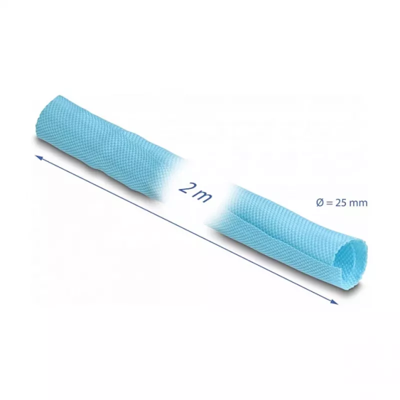 Tubo para cables DeLOCK 20879 azul poliéster 2,6 cm de diámetro