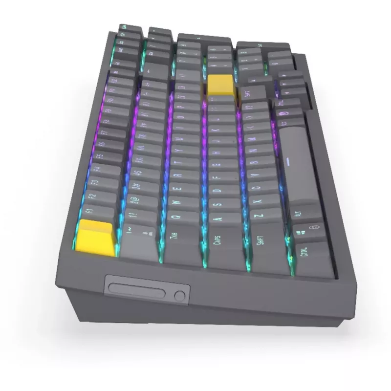 Celeris 1800, Teclado gaming Gris, Distribución US, ENDORFY Yellow de Gateron