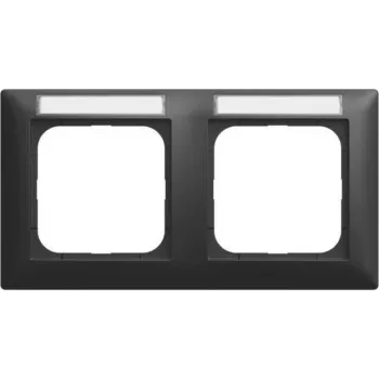 BUSCH JAEGER BJ 1732 NS-915 marco embellecedor con ventana horizontal 2 elementos (2CKA001754A4945)