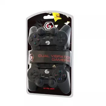 GEMBIRD JPD-UDV2-01 - Mando de juego - 10 botones - con cable (pack de 2) - para PC (JPD-UDV2-01)