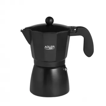 Cafetera espresso Adler AD 4421 — bomba de 15 bar, carcasa negra