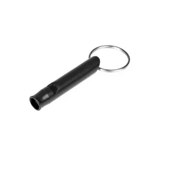 Silbato de supervivencia GUARD YC-010-BL aluminio, negro, 45 mm de longitud, 8 mm de diámetro