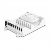 Caja de distribución de fibra óptica DeLOCK FTTH montaje de pared interior 8 puertos blanca