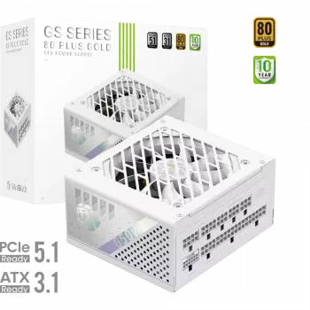 Fuente de alimentación Gamemax, 80 PLUS, Gold | GS 650G WH | 650 W
