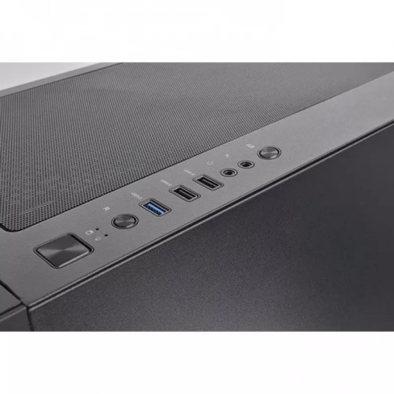Caja de PC Thermaltake Versa T35 TG RGB Midi Tower negra