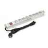 DIGITUS Professional A-19-STRIP-2-IMP – regleta de alimentación (rack – montaje en rack) – corriente alterna 250 V – alimentación de entrada – salida