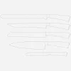 Set de cuchillos de cocina Berkel ELEGANCE acero inoxidable 5 piezas