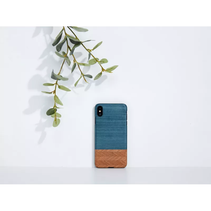 Funda para smartphone man and wood para iPhone XS Max — Denim negro
