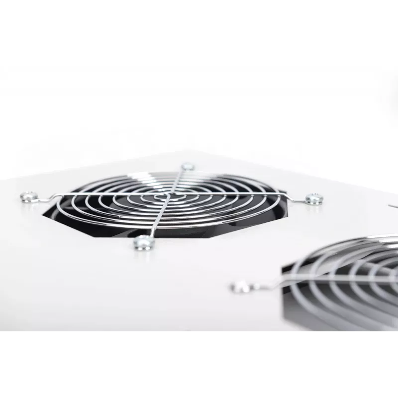 Digitus DN-19 FAN-4-SRV unidad de ventilación de techo para armarios rack, 4 ventiladores, gris