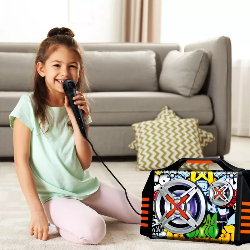 Altavoz portátil Manta SPK1005PRO Helios 2, negro