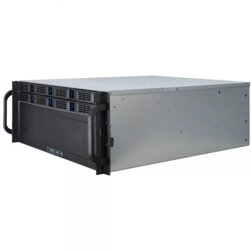 Carcasa de servidor Inter-Tech 4U-4408 rack negro, plateado