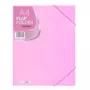 Carpeta plegable Coolpack PP, A4, rosa pastel