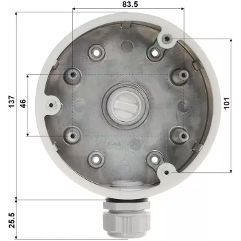 Soporte Hikvision DS-1280ZJ-PT6