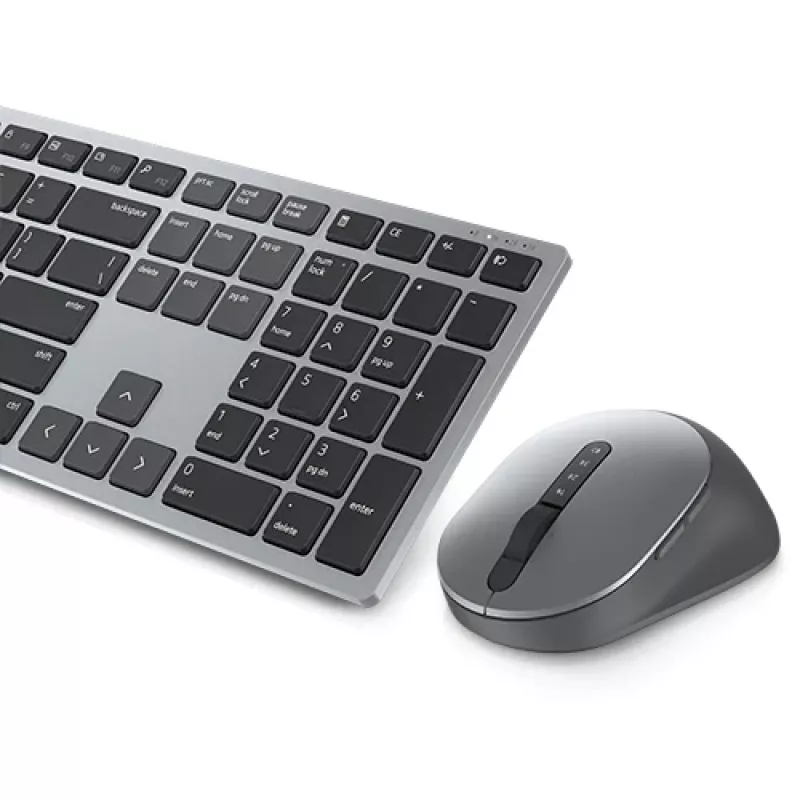 Conjunto de teclado y ratón inalámbrico Dell KM7321W Titan Gray con pilas incluidas