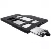 ICY DOCK - ToughArmor MB852M2PO-B - 2x SSD M.2 NVMe PCIe 4.0 a 2x marco extraíble Ultra Slim OCuLink