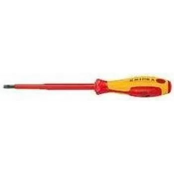 Knipex VDE VDE destornillador plano ancho de hoja: 3 mm longitud de hoja: 100 mm DIN EN 60900 (98 20 30)