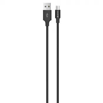 Cable USB Micro-B Devia Pheez Serie 5V 2,4A 1 m — Negro