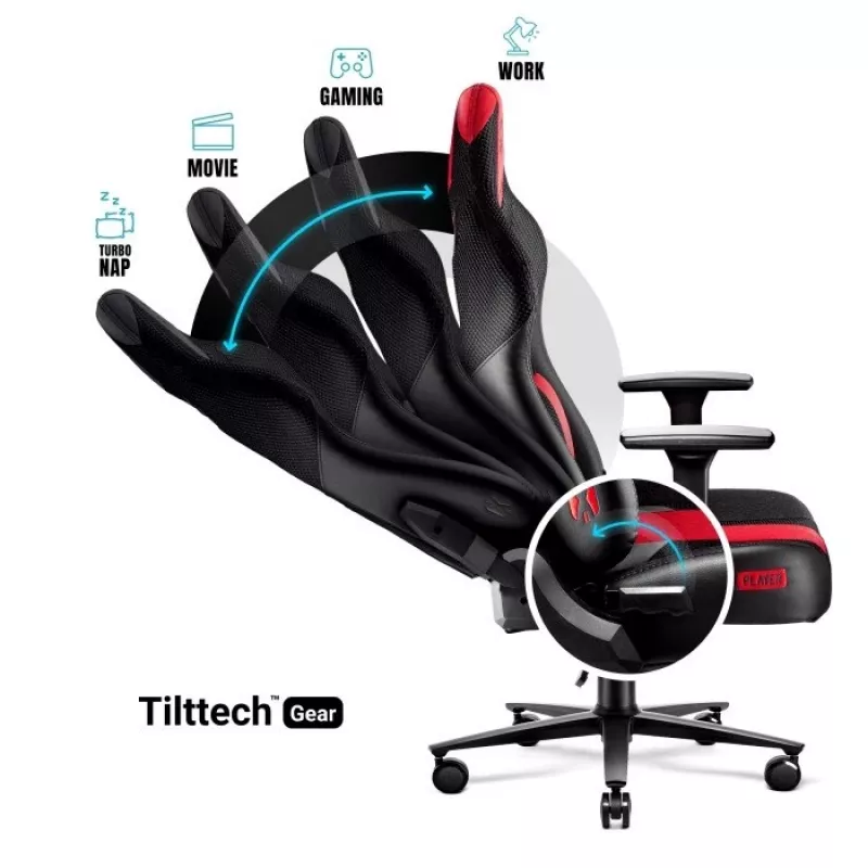 Silla gaming Diablo X-PLAYER 2.0 KING Crimson antracita