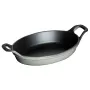 Molde ovalado mini para horno y gratén Staub 250 ml Grafito
