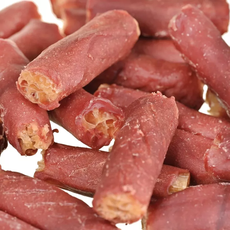 Snacks para perros PETITTO huesos de arroz con pato 500 g