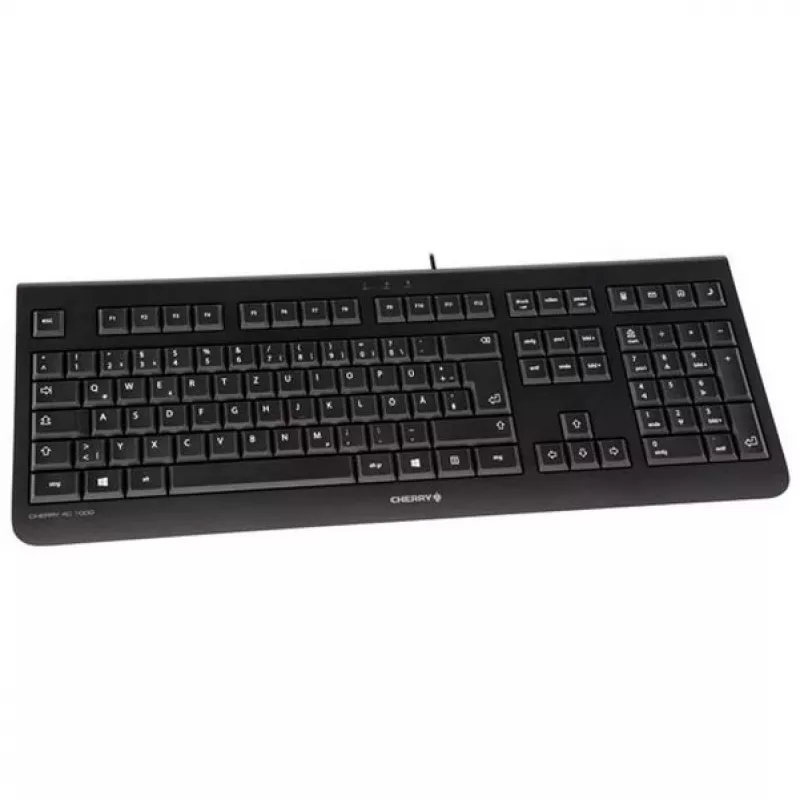 Teclado CHERRY KC 1000 Oficina USB QWERTY Español Negro